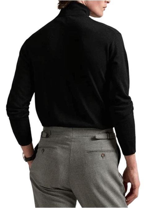 Maglia da uomo in lana a collo alto, colore black POLO RALPH LAUREN | 710946145002